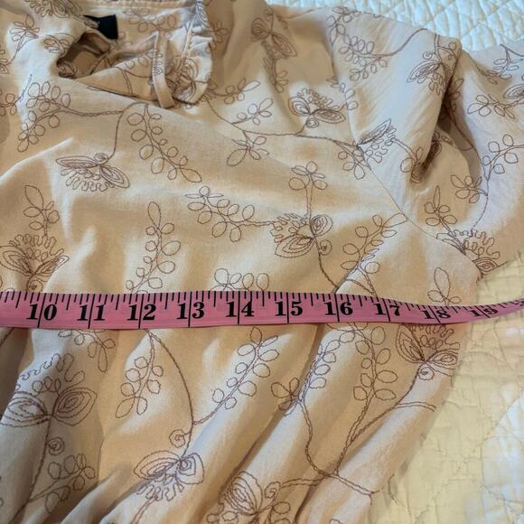 REFKA Tiered Prairie Dress Floral Sz12 Equestrian Fairy Cottage Ranch Southern - Picture 9 of 10